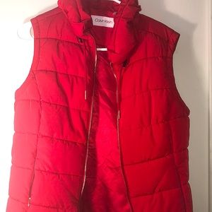 Red Calvin Kline Vest